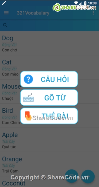 học anh văn,học từ vựng,game tiếng anh,từ điển,App Học Tiếng Anh